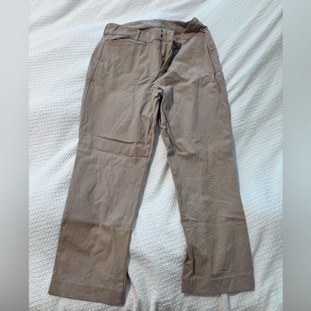 Old Navy Straight Leg Pants in Taupe